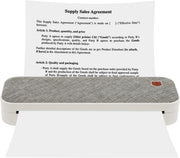 Portable A4 Thermal Printer – Wireless Bluetooth Inkless Printer