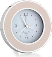Silent Sweep Battery Alarm Clock Compact Bedside Home Office