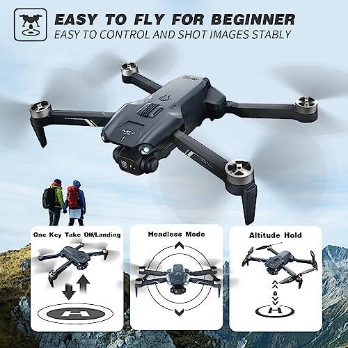 Mini RC Drone with 1080P Camera, App Control, 360° Flips, Headless Mode