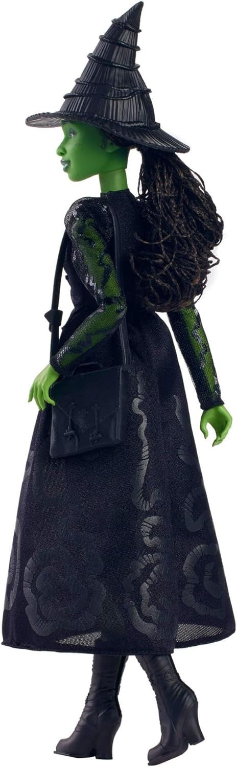 Magic Fashion Doll Green Skin Ballroom Dress Poseable Braided Hair Gift