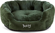 Large Calming Dog Bed 90x70x28cm Fluffy Fleece Washable