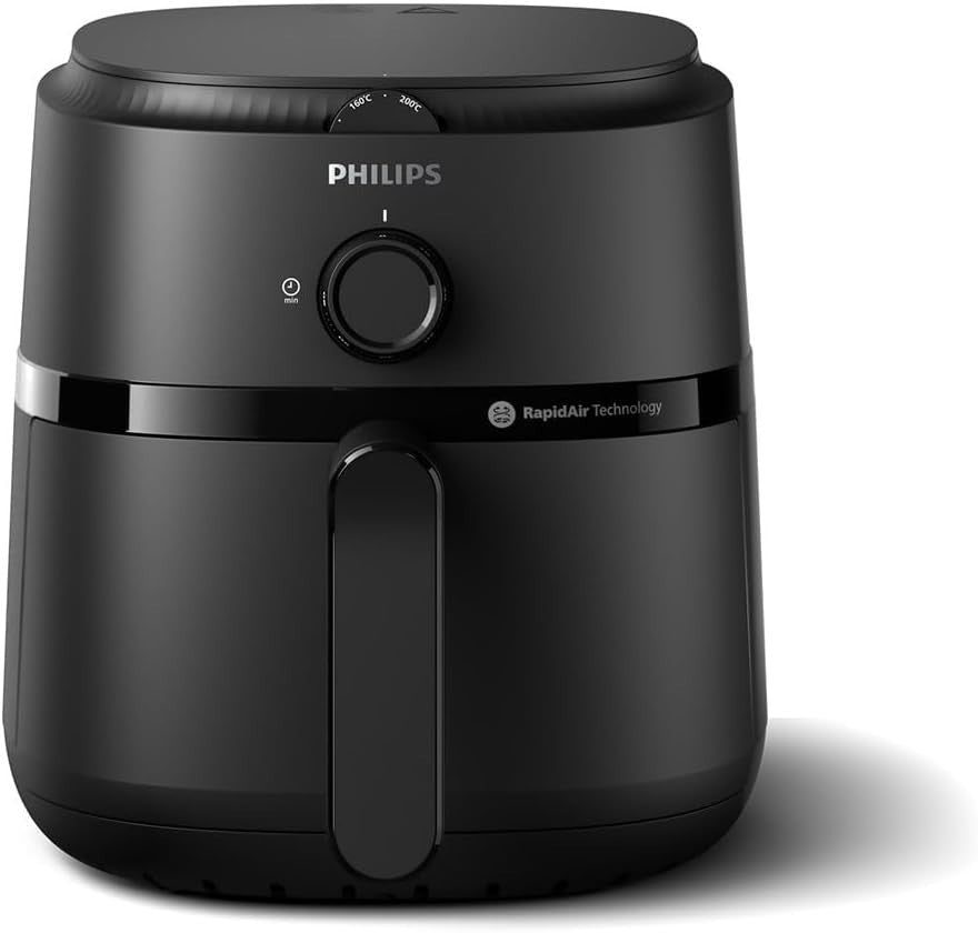 Oil Free Air Fryer 4.2L 1500W Black Countertop Fast Cooking