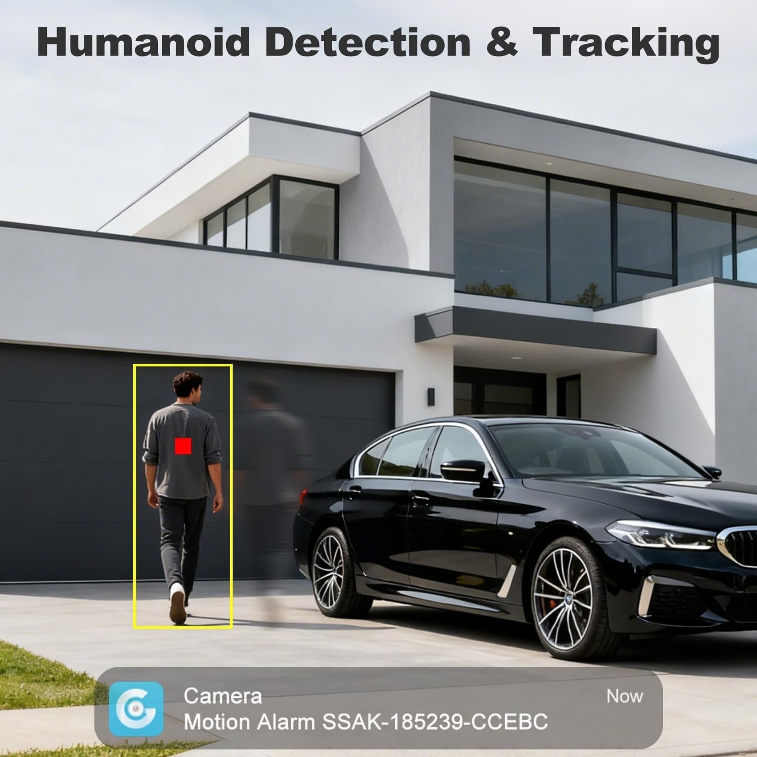 Dual Lens PTZ Security Camera WiFi PoE 360° Auto Tracking CCTV