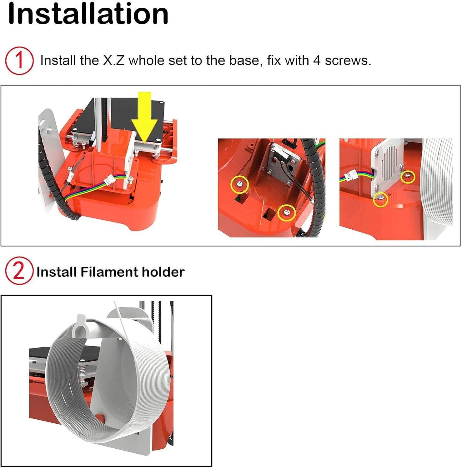 Mini 3D Printer for Kids Beginners Quiet Desktop PLA Easy Use