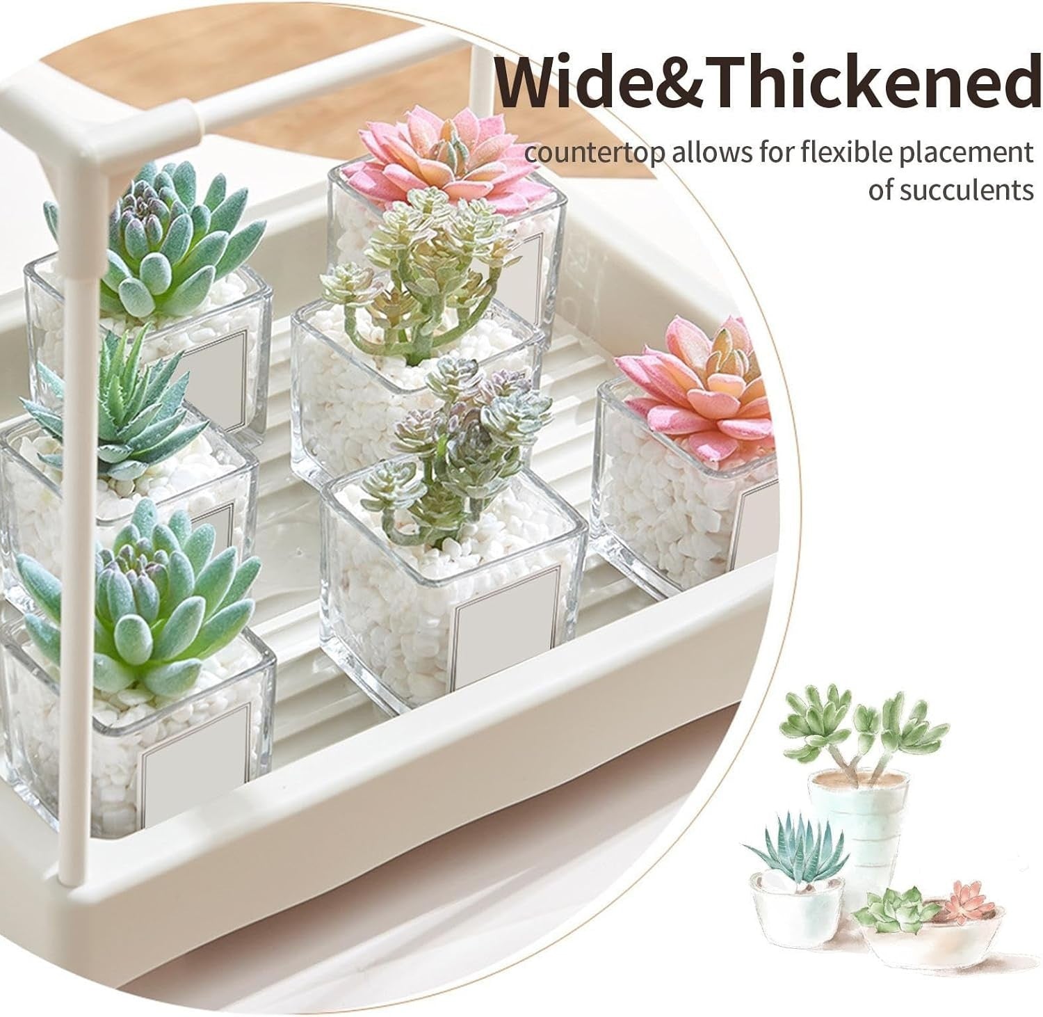 Mini Indoor Greenhouse Box 35x27x7cm Frost Protector for Balcony & Plants