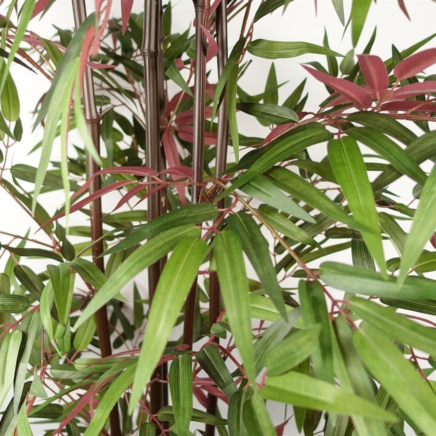 180cm Artificial Red Bamboo Tree Large Tropical Plant Indoor Home Decoration