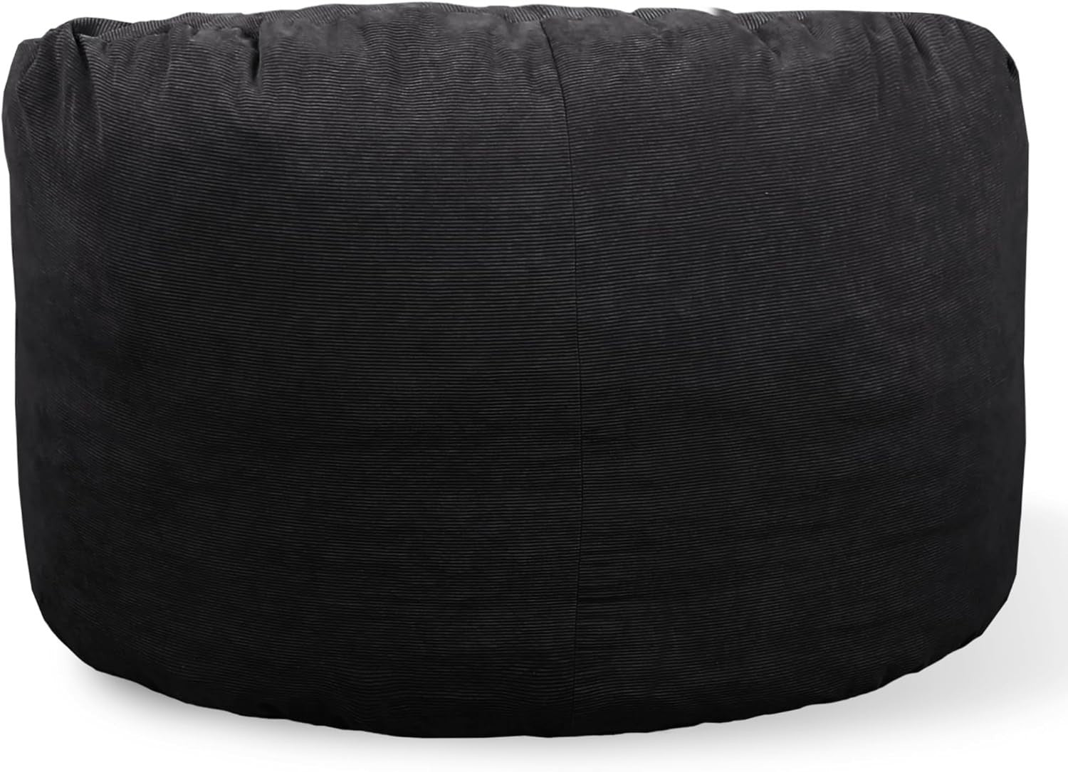 Adult Bean Bag Chair Blue Corduroy 100cm Foam Support Sofa Seat for Lounge