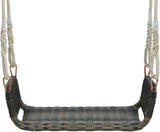 Outdoor Rattan Hanging Swing Chair Seat Patio Balcony Porch Rope Swing