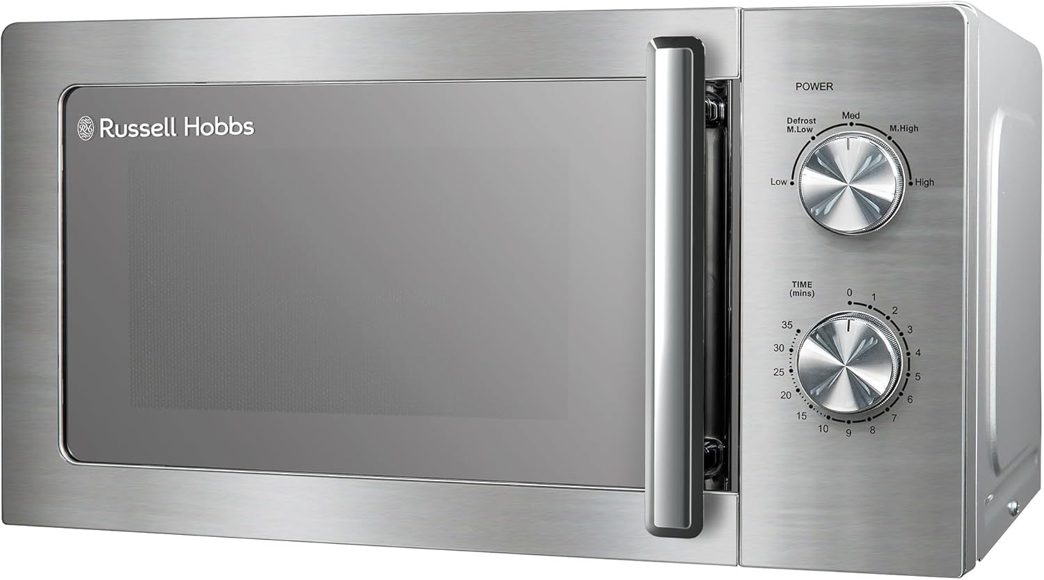 20L 800W Stainless Steel Microwave Manual 5 Power Defrost