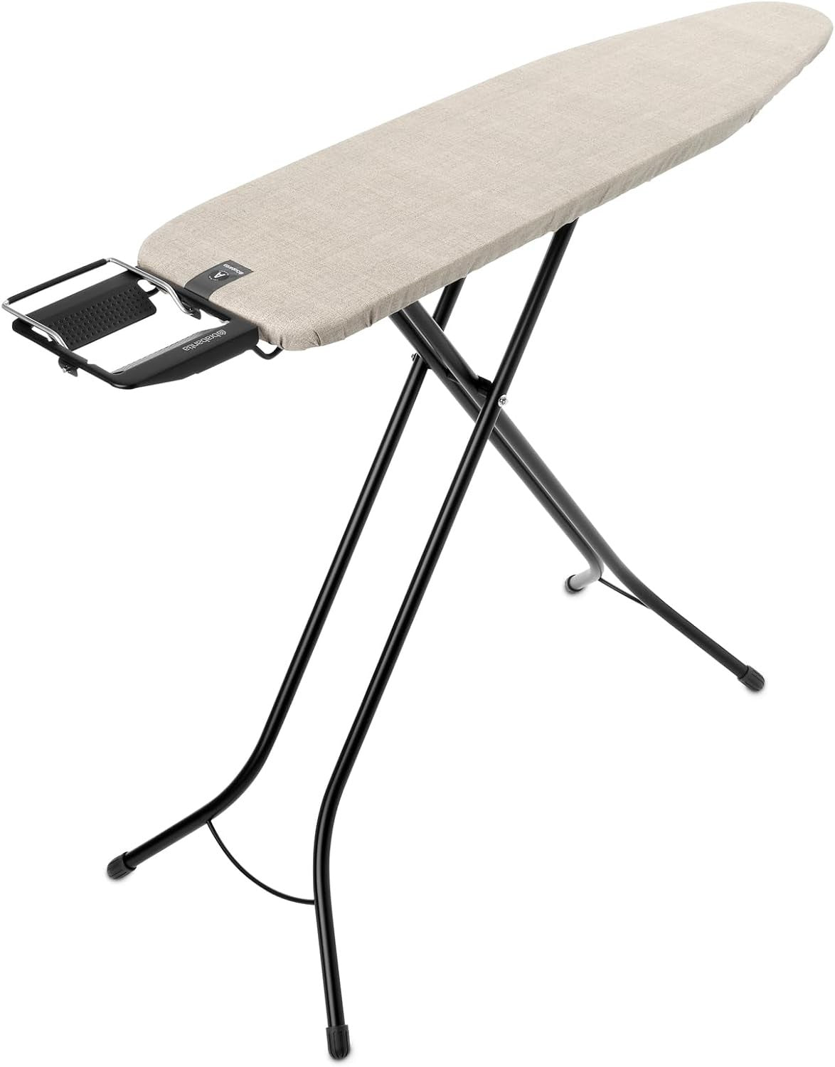 Compact Ironing Board 110x30cm Adjustable Height Stable Steam Iron Rest