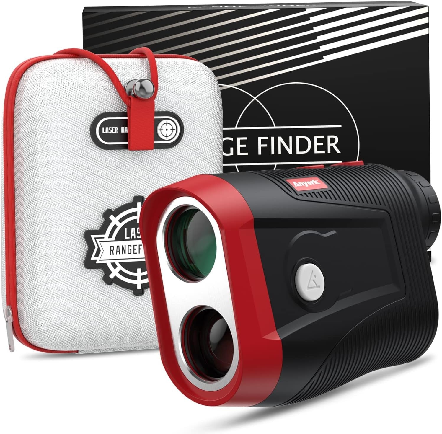 Golf Rangefinder 1500Y Slope Rechargeable Flag Lock Continuous Scan