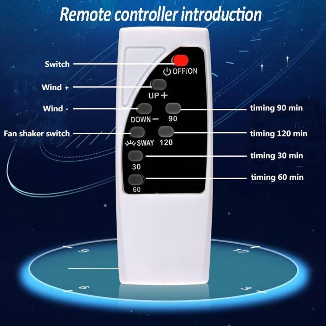 Bladeless Tower Fan 2-in-1 Air Purifier 8-Speed LED Touch Remote Control Gold