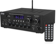 2.0CH Stereo Amplifier Bluetooth USB SD FM Aux RCA Remote Control 38W×2