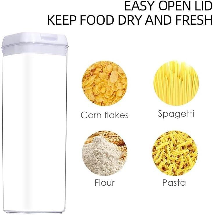 12PCS Airtight Food Storage Containers BPA Free Cereal Pantry Set