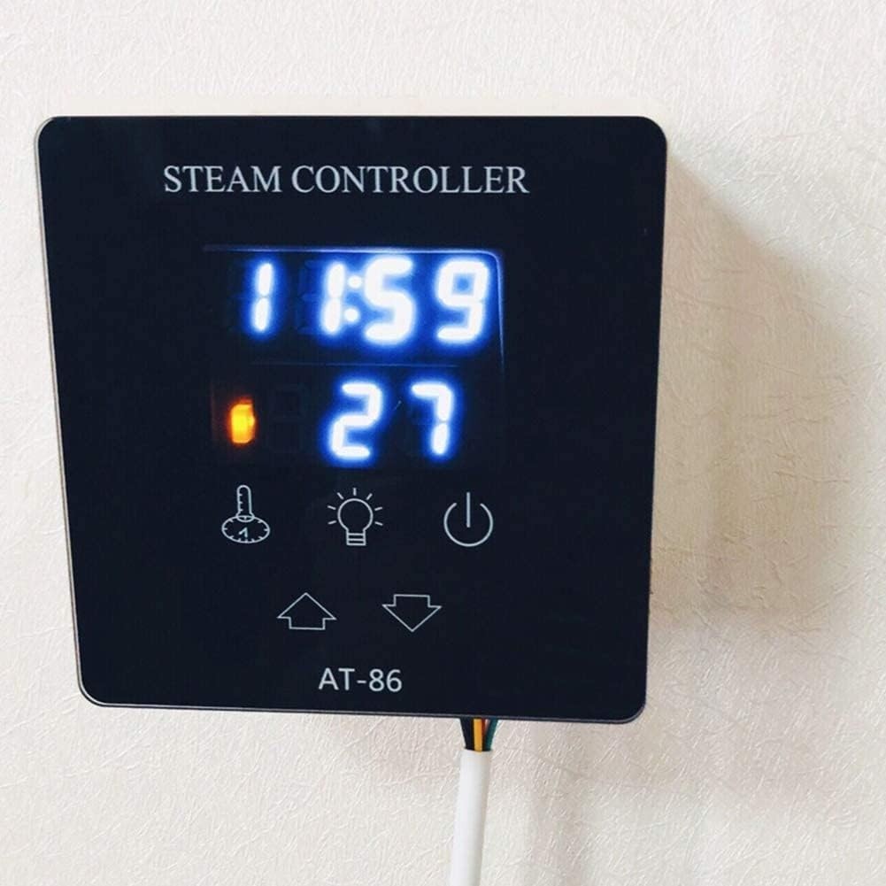 Electric Sauna Heater 3–9KW Stainless Steel Wet Dry Stove w/ Digital Controller