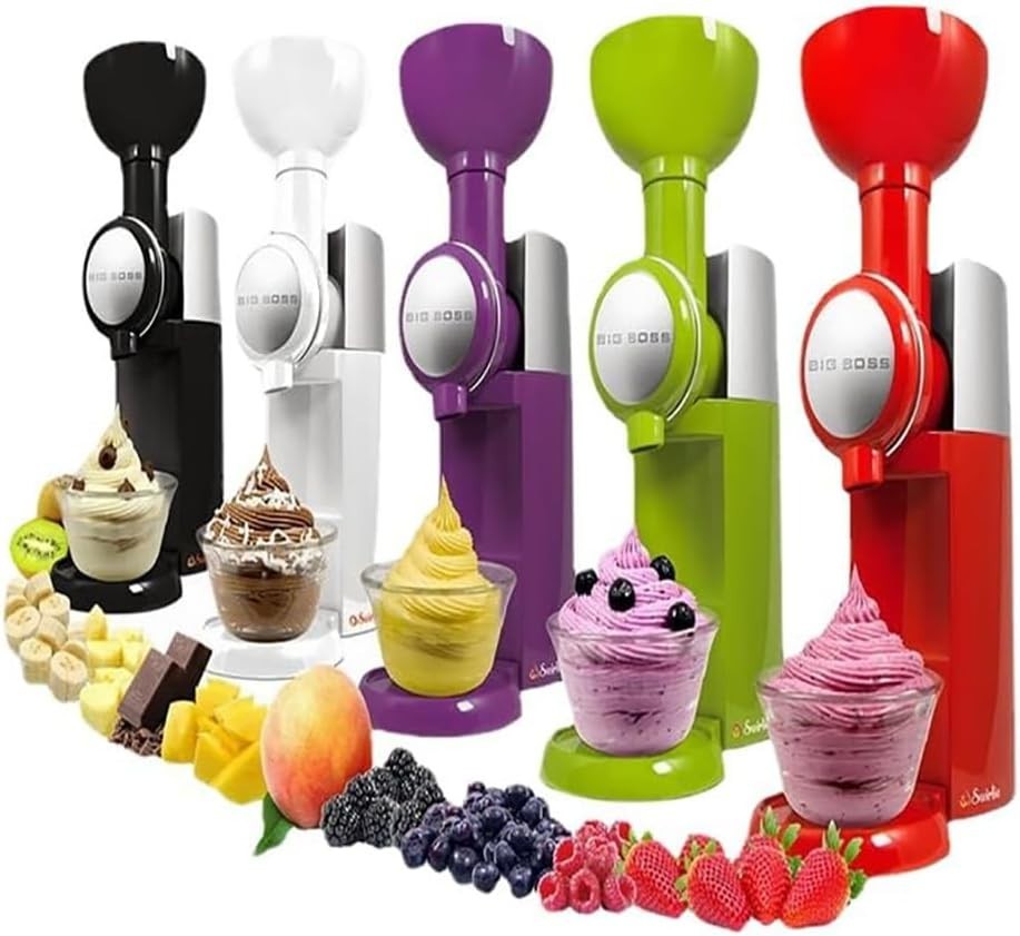 Frozen Dessert Maker Ice Cream Yogurt Sorbet Machine 500ml Manual