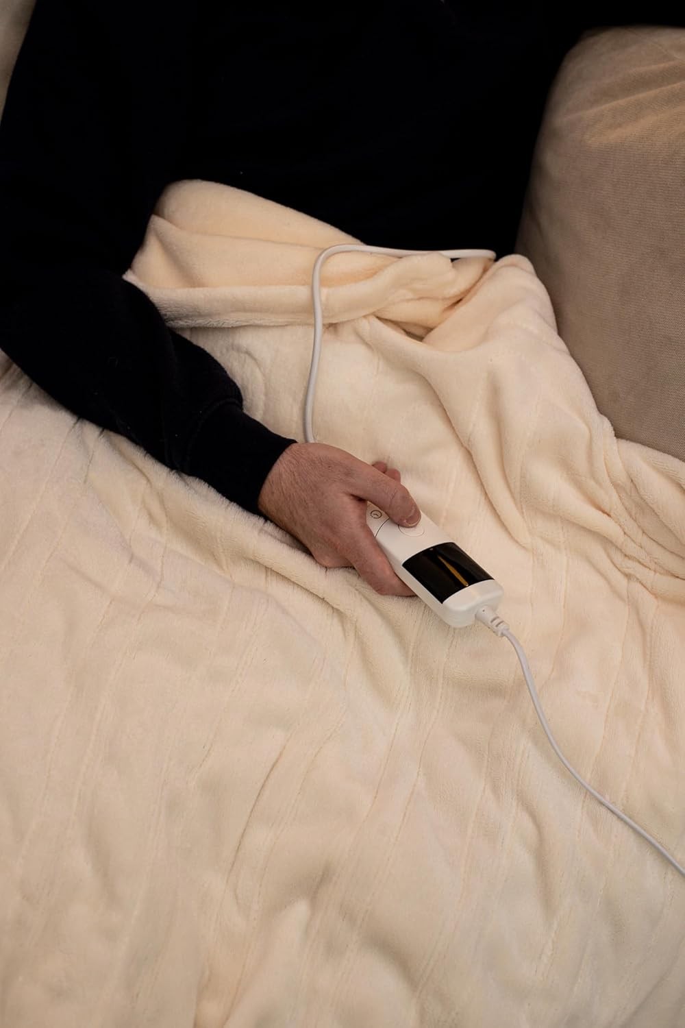 Electric Heated Throw Blanket 120x160cm 10 Heat Fast Warm Auto Off Washable