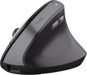 Rechargeable Vertical Ergonomic Mouse 2400 DPI 6 Button USB Black