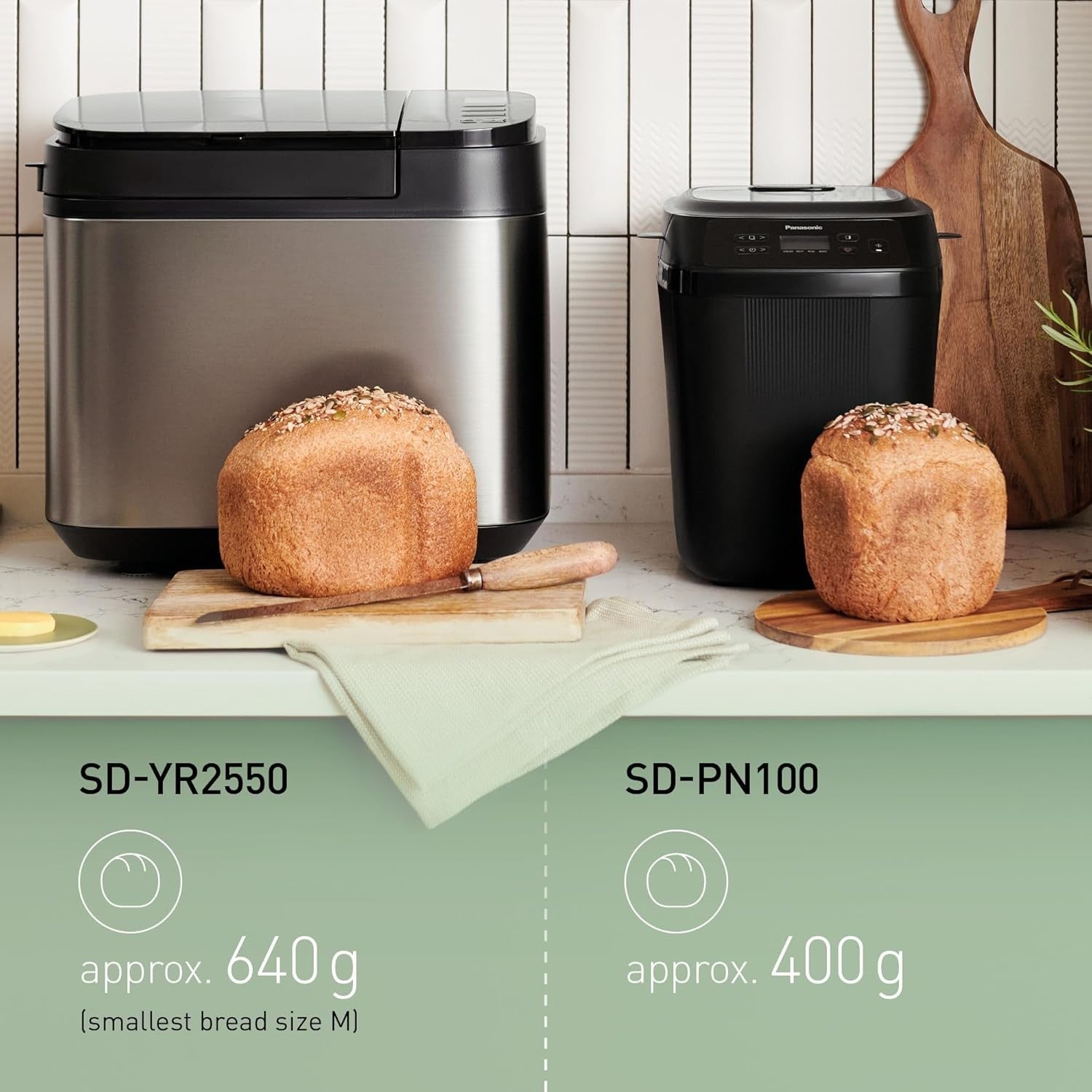 Mini Bread Maker 18 Programs 4 Gluten-Free Compact LCD Display Black