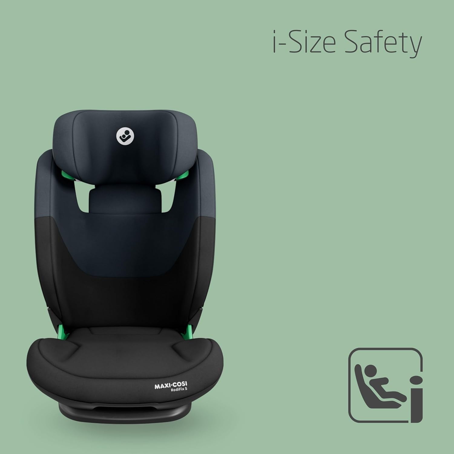 i-Size ISOFIX High Back Booster Seat 100–150cm Adjustable Side Impact