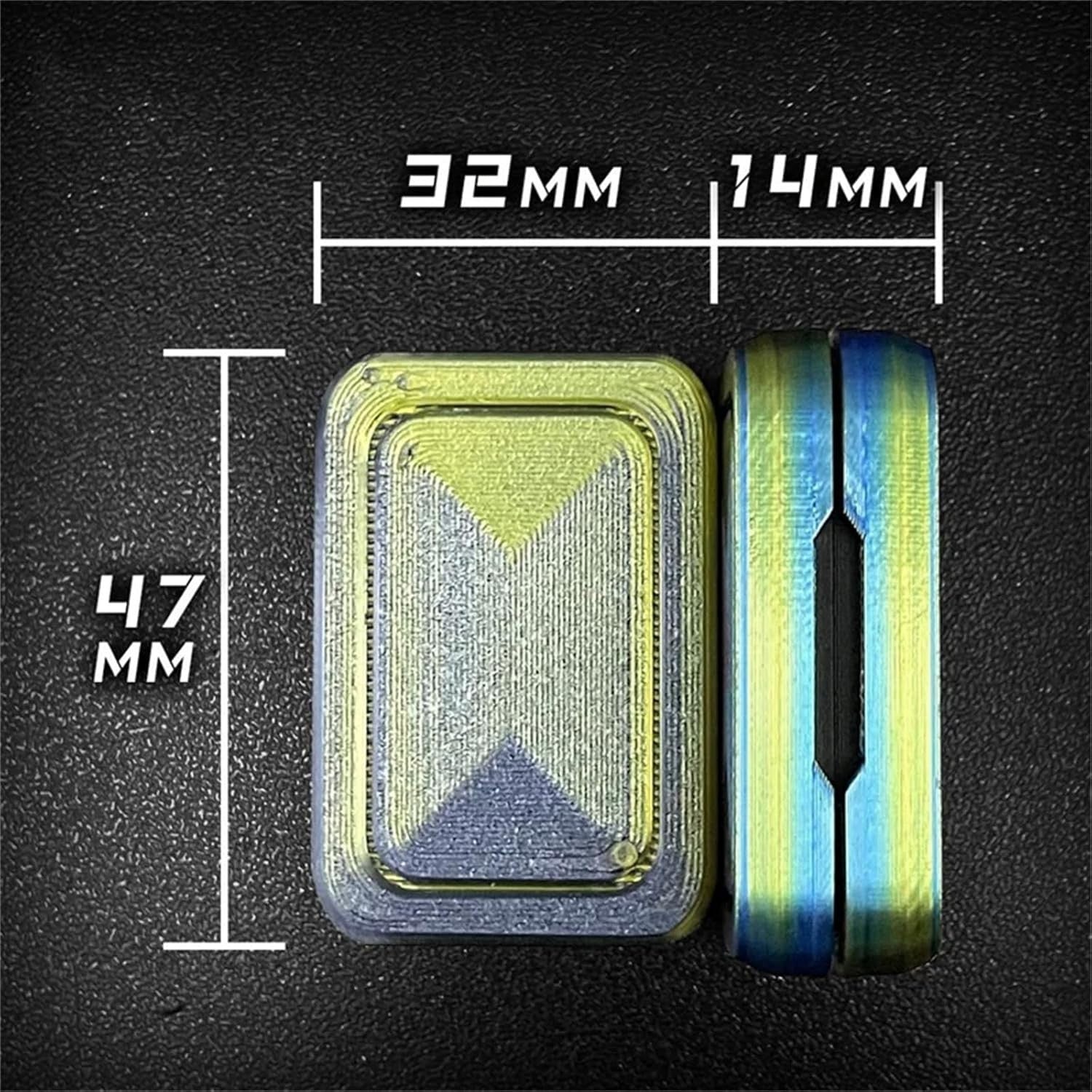 Magnetic Fidget Slider Gradient Push Toy Stress Relief EDC
