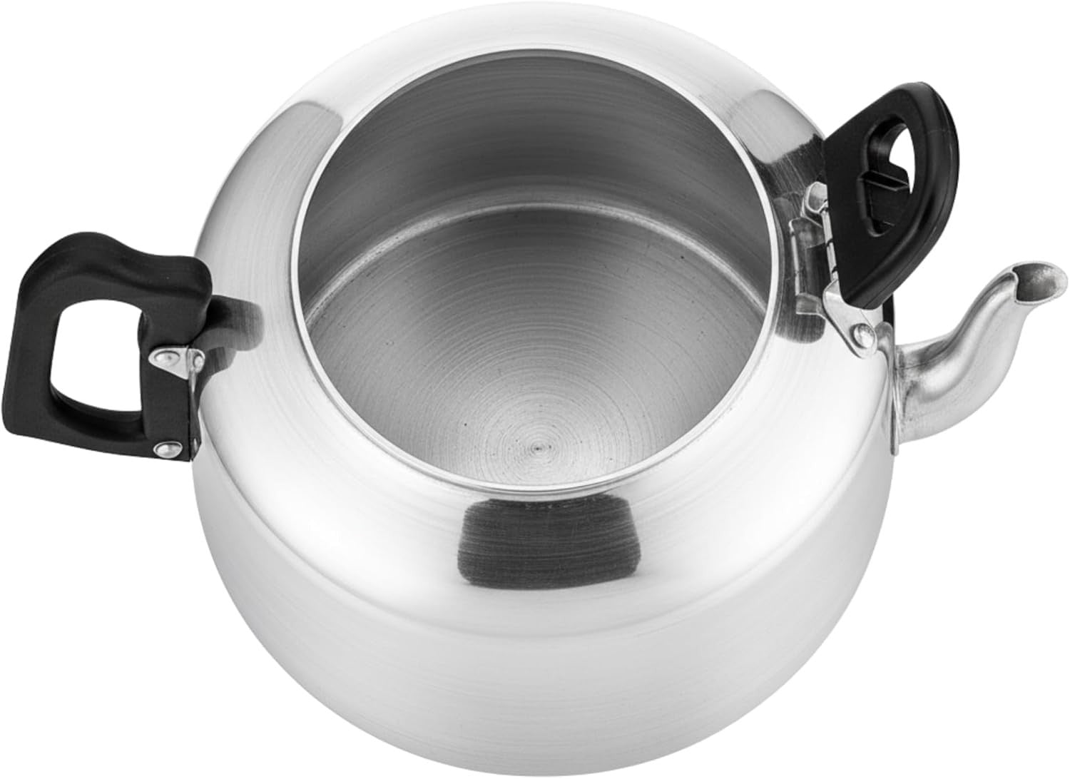 Commercial Aluminium Tea Kettle 3.4L 6 Pint Catering Pot Dual Handle