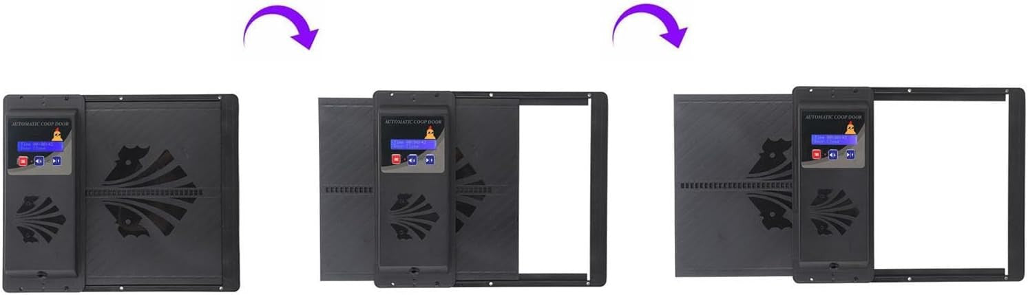 Automatic Chicken Coop Door Timer USB Horizontal Opener