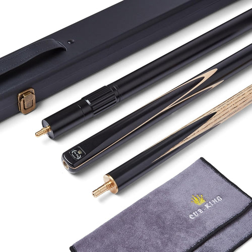 Handmade 57in Snooker Pool Cue 19oz 3/4 Joint 9.5mm Tip Case