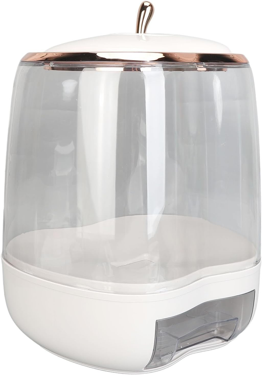 10KG Airtight Rice Container Transparent Grain Storage Dispenser Bin
