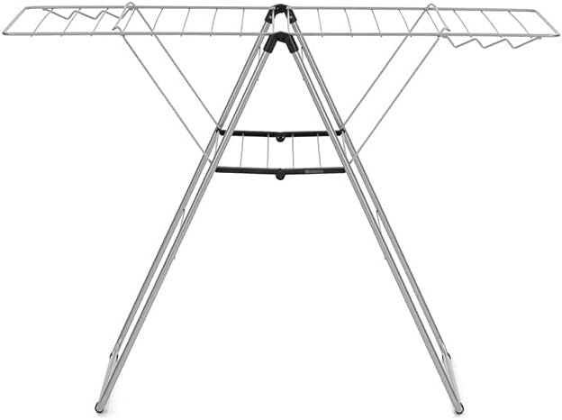 Foldable Indoor Clothes Airer 20m Stainless Steel Drying Rack Adjustable