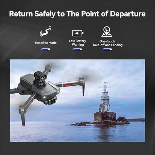 1080P Camera Drone with Brushless Motor, FPV Quadcopter, 36–40 Min Flight