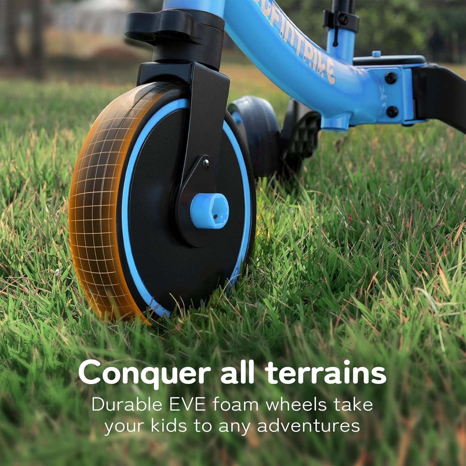 5 In 1 Toddler Tricycle Balance Bike Kids Ride On Removable Pedals Blue