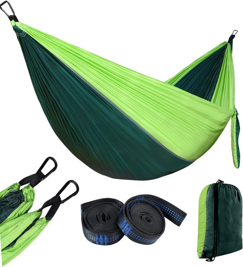 Ultralight Portable Camping Hammock 270x140 cm with Tree Straps, Quick Dry