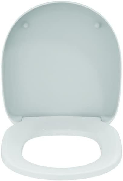 Connect Space Toilet Seat Cover White Rounded Normal Close Ideal Standard