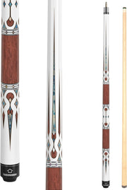 57" Pro Pool Cue Low Deflection Maple Billiard Stick 13mm 2-Piece