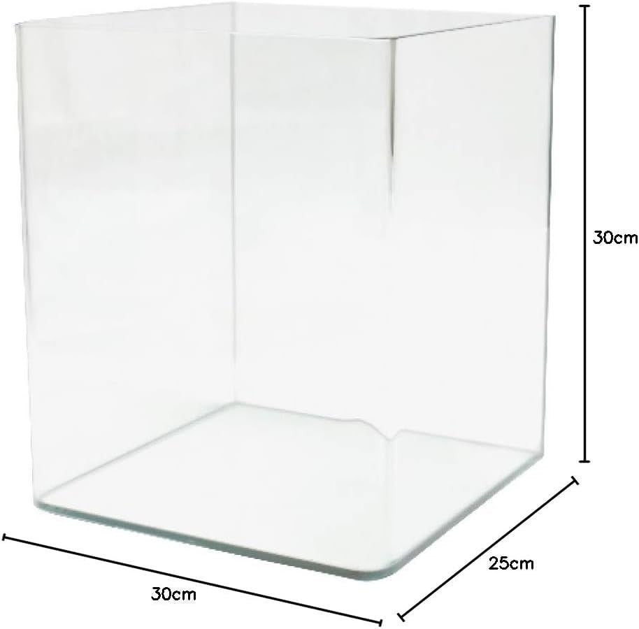20L Nano Aquarium Glass Tank with Shock Mat for Fish & Turtles