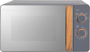 17L Manual Microwave 700W 5 Power Levels Scandinavian Grey