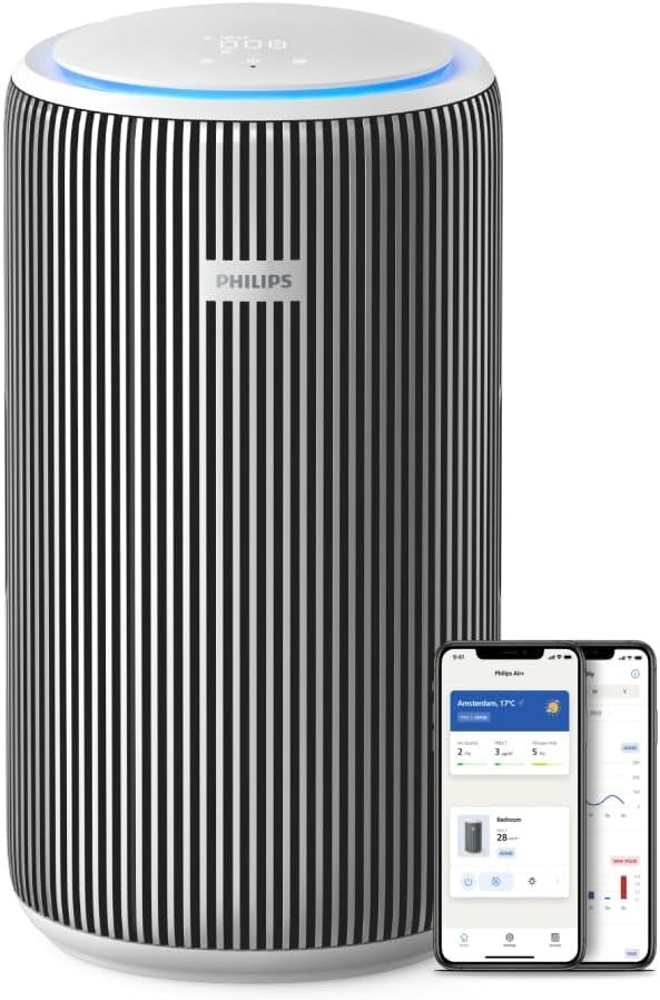 HEPA Air Purifier CADR 520m³/h Large Room 135m² Ultra Quiet Allergy
