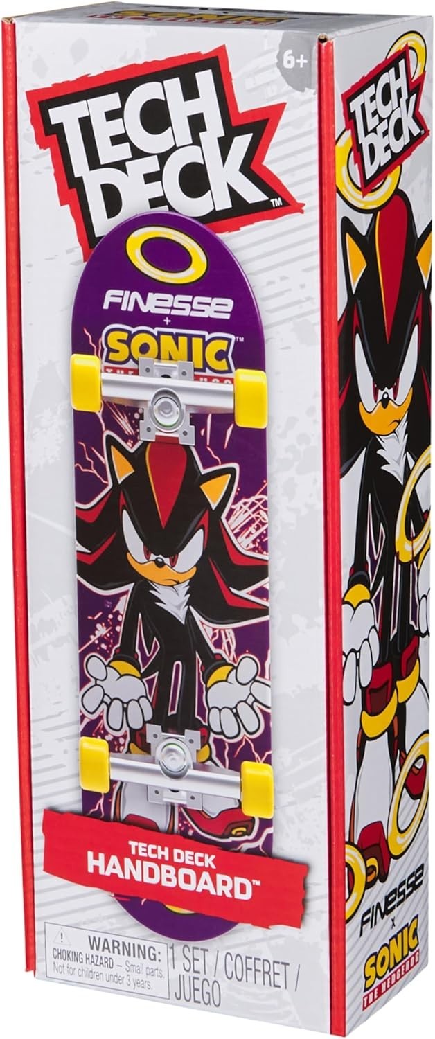 Sonic Handboard Mini Skate Toy Large Pro Style Fingerboard Tricks 27cm