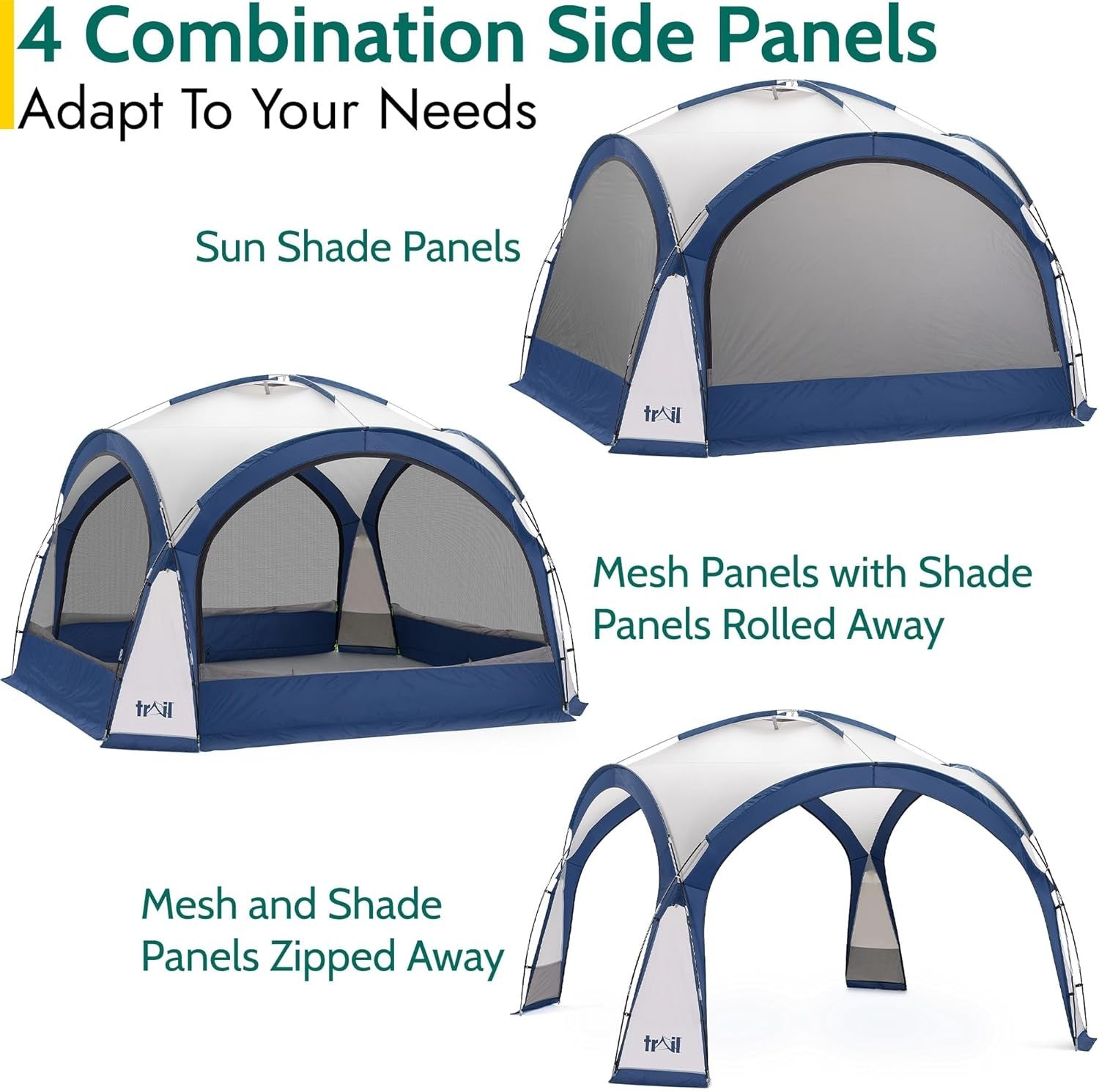 Waterproof 3.5m Gazebo with Sides UPF50+ Event Shelter