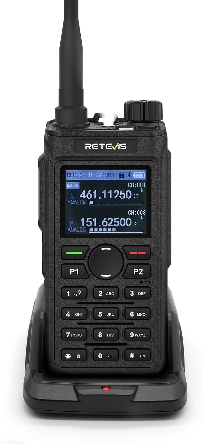 Dual Band Walkie Talkie 5W Long Range AI Noise Reduction Type-C Radio