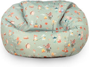 Kids Bean Bag Chair Water Resistant Outdoor Indoor Soft Cozy Playroom Seat