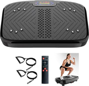 Vibration Plate Exercise Machine 199 Speeds Bluetooth Remote 350lb