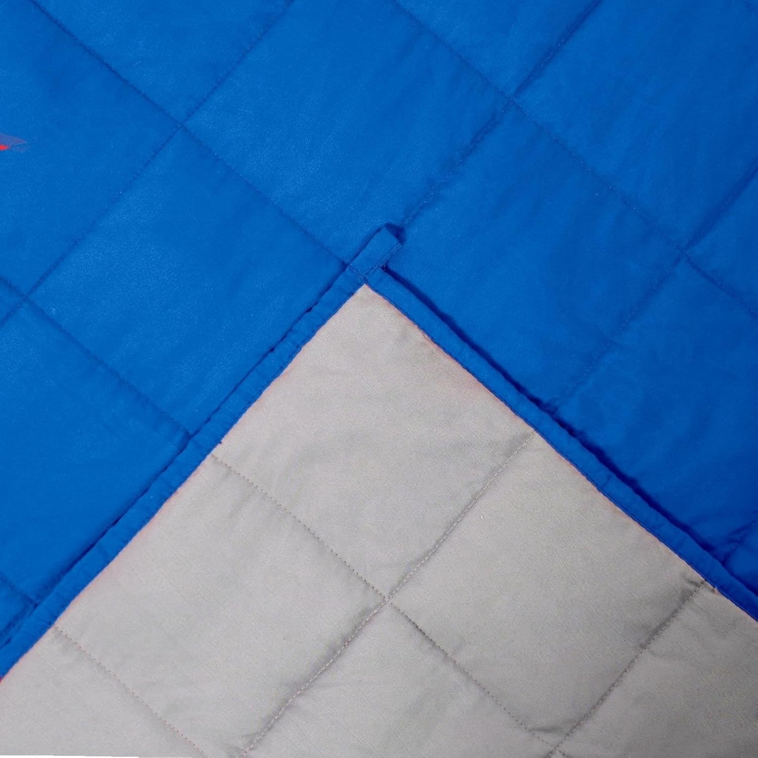 3kg Weighted Blanket 100x150cm Blue Grey Reversible Microfibre Sleep Aid