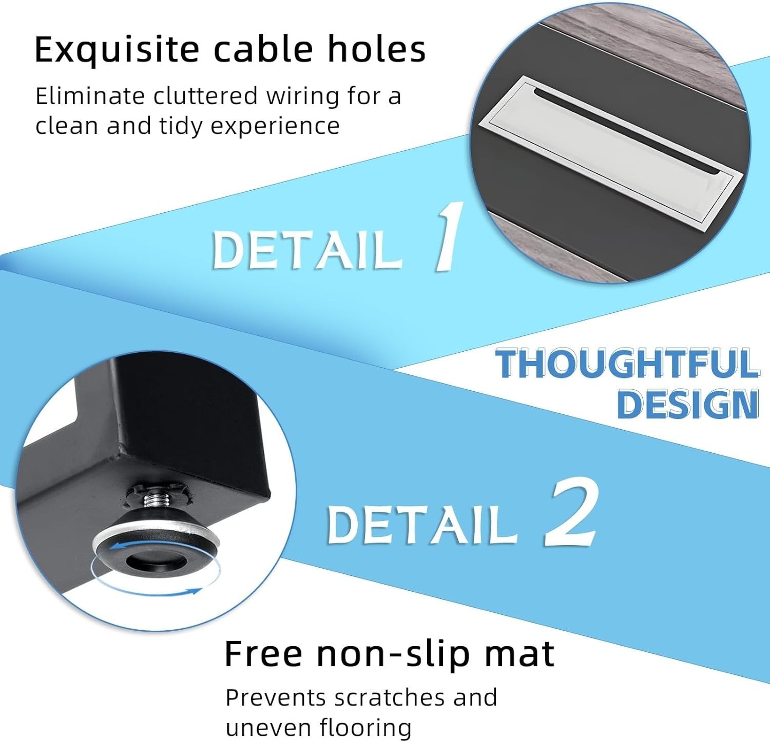 Expandable White Conference Table 6–20 Person w/ Cable Ports & Storage Shelf