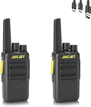 Long Range Walkie Talkies 16CH Noise Cancelling Encrypted 2 Pack
