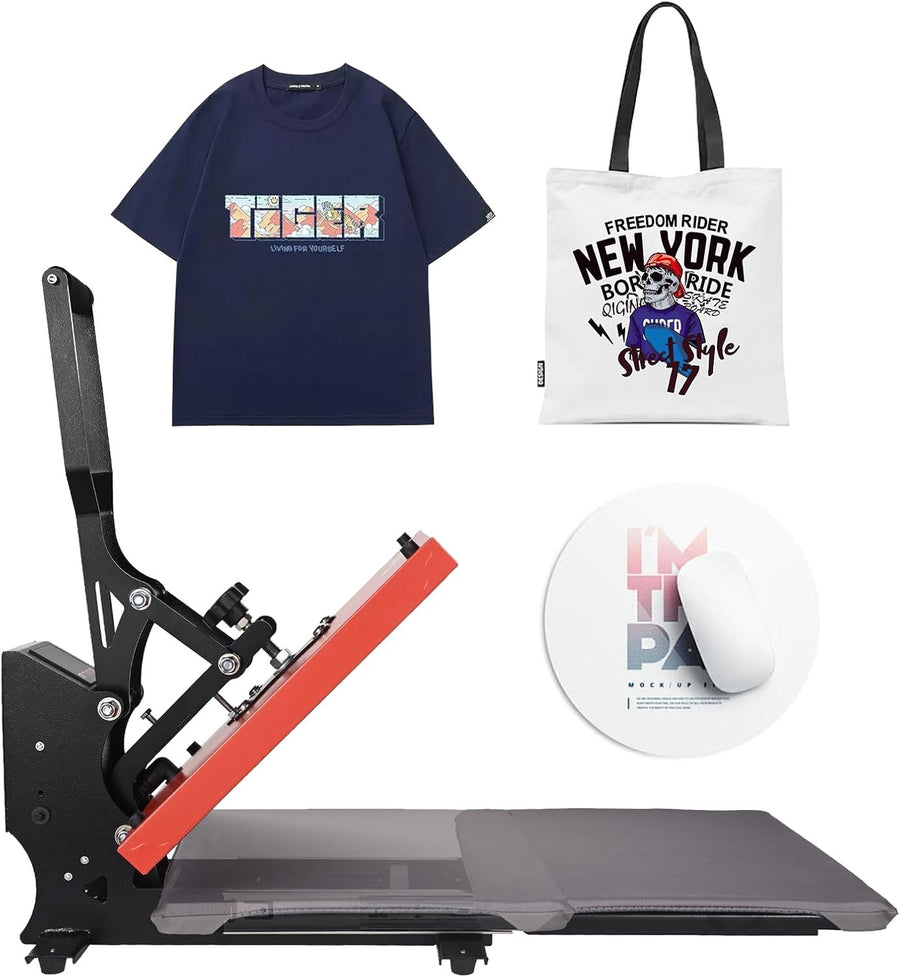 15x15 Heat Press Machine 1600W Digital Sublimation T-Shirt Press