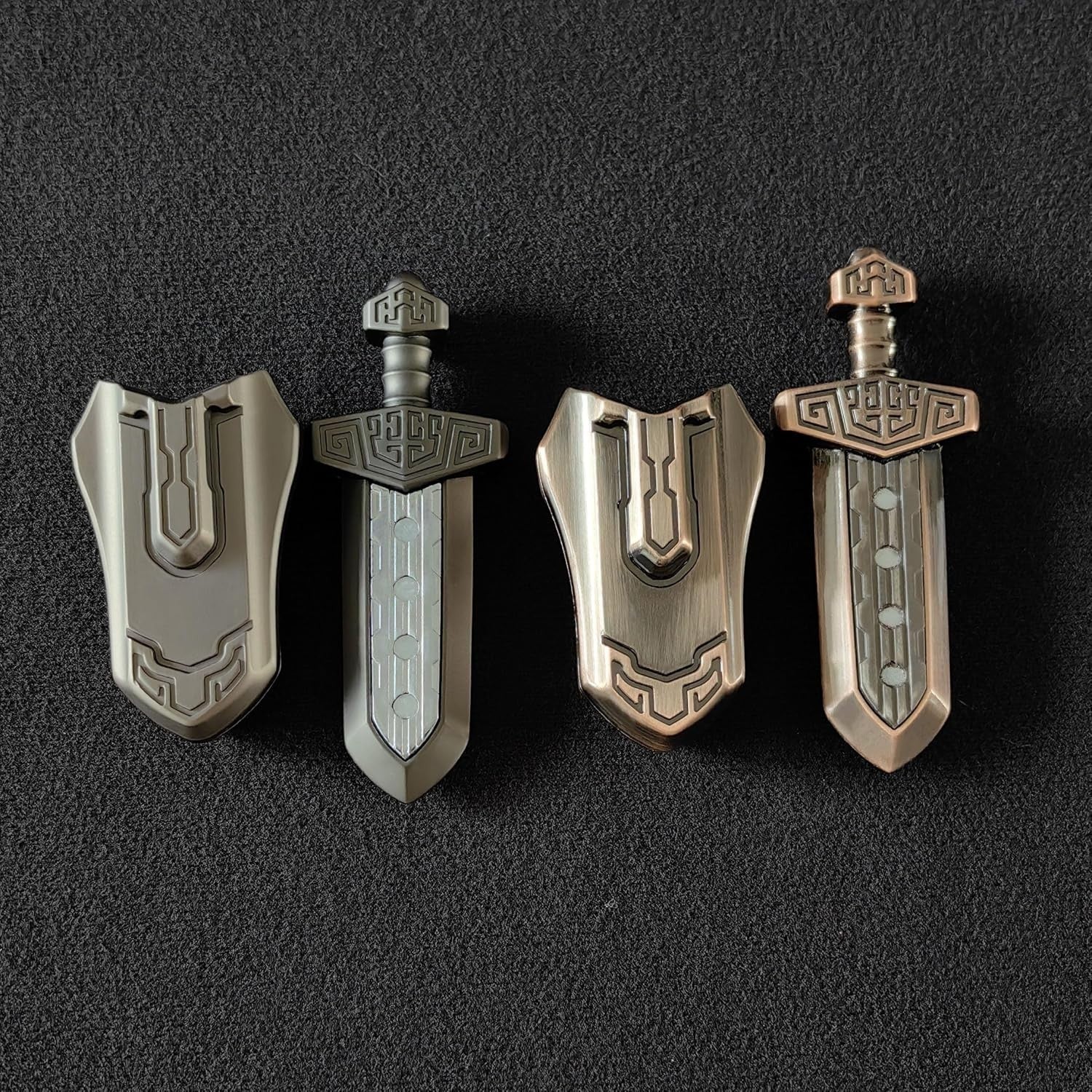 Magnetic Sword Fidget Slider Metal Clicker Stress Relief EDC