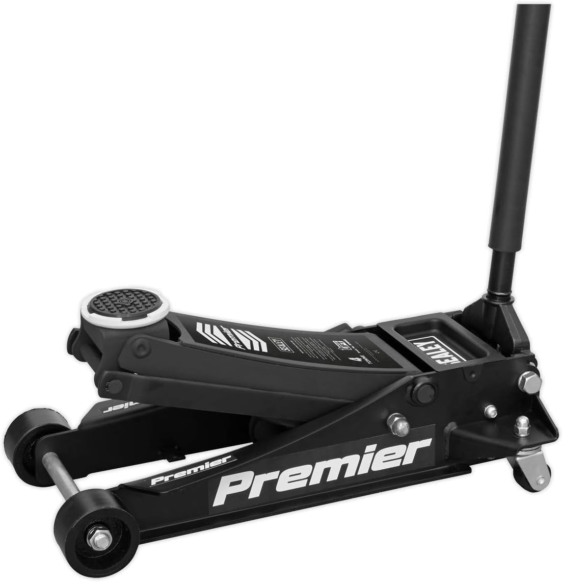 4 Ton Low Profile Hydraulic Trolley Jack 100–533mm Rocket Lift Heavy Duty Black