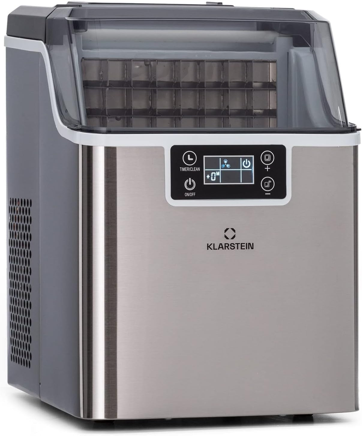 Countertop Ice Maker Fast Bullet Ice 20kg Daily Self Cleaning 3.2L